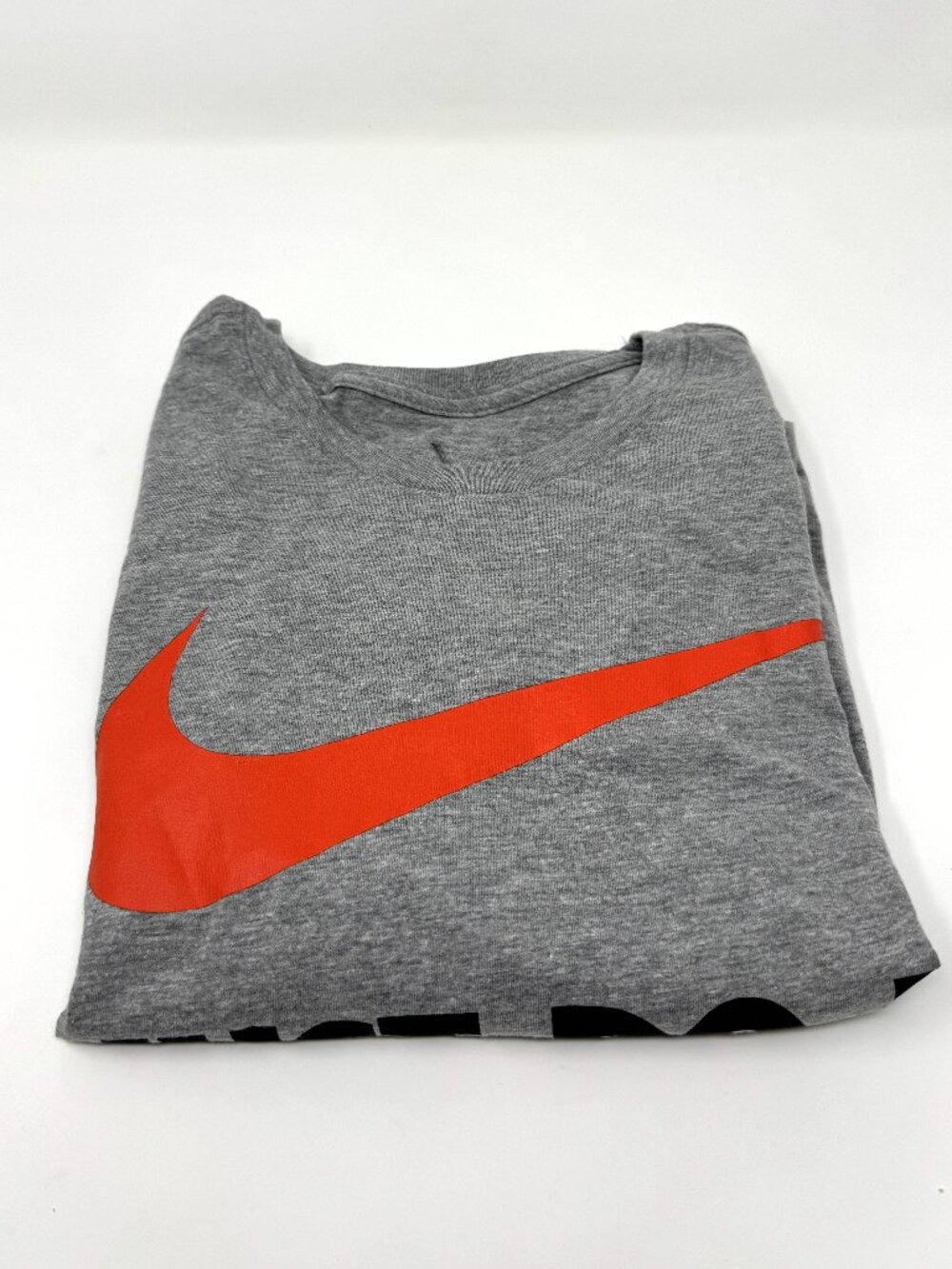 Nike Mens Just Do It™ Swoosh™ Tee Dark Grey Heather, Size S